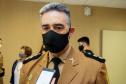 Batalhão de Polícia Ambiental recebe novo comandante durante solenidade restrita em São José dos Pinhais, na RMC
