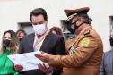 Governador participa de troca de Comando do Corpo de Bombeiro e entrega novas viaturas em Curitiba