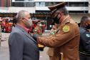 Governador participa de troca de Comando do Corpo de Bombeiro e entrega novas viaturas em Curitiba