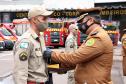 Governador participa de troca de Comando do Corpo de Bombeiro e entrega novas viaturas em Curitiba