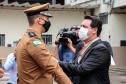 Governador participa de troca de Comando do Corpo de Bombeiro e entrega novas viaturas em Curitiba