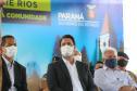 Governador inaugura sede do destacamento da PM de Entre Rios, em Guarapuava