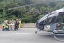 (ATUALIZADA) Forças de segurança e aeronaves atendem acidente de ônibus