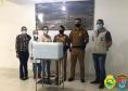 Batalhão da PM faz escolta da distribuição da vacina contra a Covid-19 nos Campos Gerais