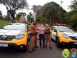 PM de Telêmaco Borba, Ortigueira e Reserva recebem quatro novas viaturas durante solenidade