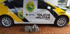 Mais de 20 quilos de maconha são apreendidos e responsável pelo transporte é preso, em Santa Helena (PR)