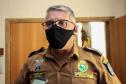 Comandante-Geral da PM entrega medalha a arcebispo de Curitiba, na Capital do estado