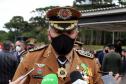 Polícia Militar do Paraná recebe novo Comandante-Geral durante solenidade na APMG, em São José dos Pinhais (PR)