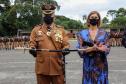 Polícia Militar do Paraná recebe novo Comandante-Geral durante solenidade na APMG, em São José dos Pinhais (PR)