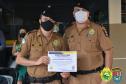 Policiais militares do 4º BPM recebem homenagem de Destaque do Mês e Destaque Operacional