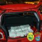 Carro com 132 quilos de crack é apreendido pela PM em Guaíra (PR), no Oeste do estado