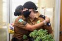 Policiais militares femininas do Quartel do Comando-Geral da PM são homenageadas no Dia Internacional da Mulher