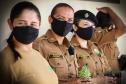 Policiais militares femininas do Quartel do Comando-Geral da PM são homenageadas no Dia Internacional da Mulher