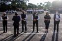 Profissionais de segurança pública são homenageados pelo ministro André Mendonça na APMG, em São José dos Pinhais