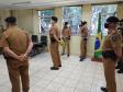 Comandante-Geral da PM preside passagem de comando de unidade de Rolândia e se reúne com autoridades no Norte do PR