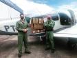 Aeronaves da PM levam vacinas e insumos para municípios do Interior do Paraná