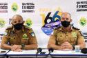 Um grupo responsável pelo tráfico de drogas na região da Vitória Régia, no bairro Cidade Industrial de Curitiba (CIC), foi alvo da Operação Palácios, da Polícia Militar, nesta terça-feira (30). As equipes cumpriram 23 mandados de busca e apreensão e 12 mandados de prisão em pontos de venda e consumo de drogas e nas residências de pessoas envolvidas com a atividade criminosa. A operação prendeu dez pessoas. Mais de R$ 55 mil em dinheiro, além de pistola e drogas (cocaína, maconha e crack) foram apreendidos.