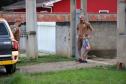Menino admirador da PM recebe visita de policiais e ganha fardinha de presente de aniversário em Morretes (PR)