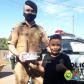 Em Maringá (PR), menino fã da PM recebe policiais na sua festa de aniversário