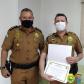 Comandante do BPRv homenageia policiais da unidade durante almoço em Curitiba