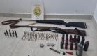 PM de Guarapuava (PR) apreende nove armas de fogo e encaminha quatro suspeitos, em ocorrências separadas