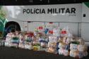 Para marcar aniversário, Polícia Ambiental arrecada 5,6 toneladas de alimentos