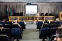 Comitiva da PM de Goiás conhece estrutura de saúde da PMPR e faz apresentação para policiais e bombeiros militares em Curitiba