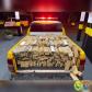 Carro abandonado em milharal é apreendido com 612 quilos de maconha em Doutor Camargo