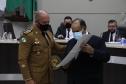 Comandante Geral da PMPR e 16º Batalhão da PM são homenageados pela Câmara Municipal de Guarapuava, no Centro Sul do estado