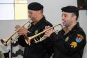 Apresentação da Banda de Música da PM em asilo muda rotina de idosos na Capital