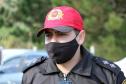 BPRv orienta motoristas sobre educação no trânsito durante blitz educativa na PR 415, em Pinhais (PR)