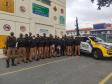 Cadetes da PM tem instrução prática sobre policiamento de trânsito urbano em Curitiba