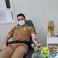No Noroeste do estado, policiais militares participam de campanha de doação de sangue