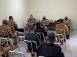 Efetivo da sede do 18º Batalhão conversa com o Comandante-Geral em Cornélio Procópio