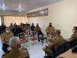 Efetivo da sede do 18º Batalhão conversa com o Comandante-Geral em Cornélio Procópio
