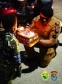 Policiais de Pinhais fazem surpresa para fã da PM no seu aniversário