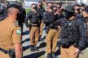 Oficiais da PM e do Corpo de Bombeiros se reúnem com o Comandante-Geral em Paranaguá