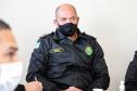 Oficiais da PM e do Corpo de Bombeiros se reúnem com o Comandante-Geral em Paranaguá