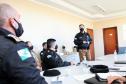 Oficiais da PM e do Corpo de Bombeiros se reúnem com o Comandante-Geral em Paranaguá