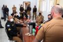 Comandante-Geral visita Corpo de Bombeiros e companhias da PM do Litoral