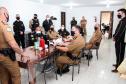 Comandante-Geral visita Corpo de Bombeiros e companhias da PM do Litoral