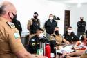 Comandante-Geral visita Corpo de Bombeiros e companhias da PM do Litoral