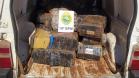No Oeste do estado, PM apreende carro carregado com 447 quilos de maconha
