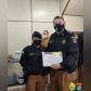 Policiais militares são homenageados durante solenidade de Destaque do Mês em Curitiba