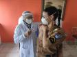 Policiais militares do BPTran recebem vacina contra H1N1 em Curitiba