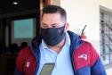 Policiais da Diretoria de Desenvolvimento Tecnológico e Qualidade (DDTQ) recebem treinamento para trabalhar em altura em Curitiba