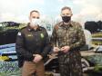 Batalhão de Polícia de Trânsito recebe visita de oficial do Exército Brasileiro para estreitar relações com a PM 