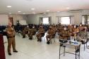Comandante-Geral visita batalhão de Maringá e conversa com oficiais da PM e do Corpo de Bombeiros