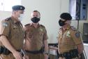 Em Arapongas, oficiais da PM fazem apresentação sobre a 7ª Companhia Independente para o Comandante-Geral