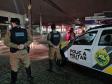 PM prende dois foragidos da justiça e aplica autos de infração de trânsito durante a operação Polígono, em Fazenda Rio Grande,na RMC 